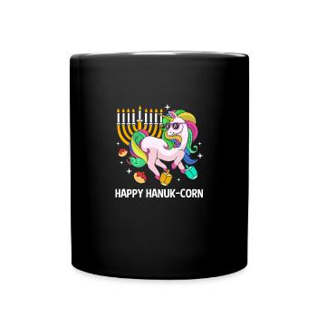 Hanukkah - Full Colour Mug - black - Front