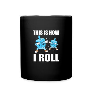 Hanukkah - Full Colour Mug - black - Front