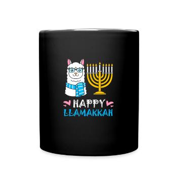 Hanukkah - Full Colour Mug - black - Front