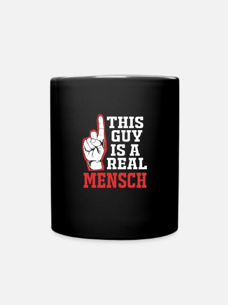 Chanukkah - Tasse einfarbig - Schwarz