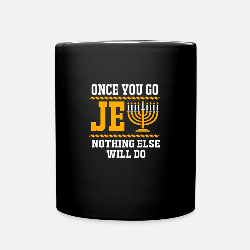 Chanukkah - Tasse einfarbig - Schwarz