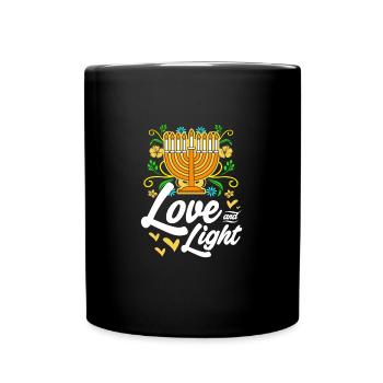 Hanukkah - Full Colour Mug - black - Front