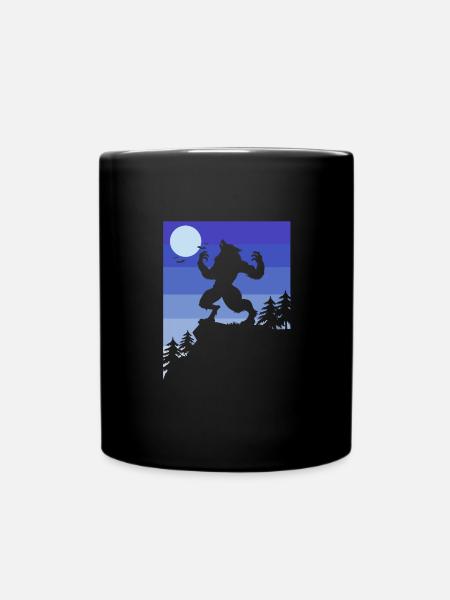 Werwolf - Tasse einfarbig - Schwarz