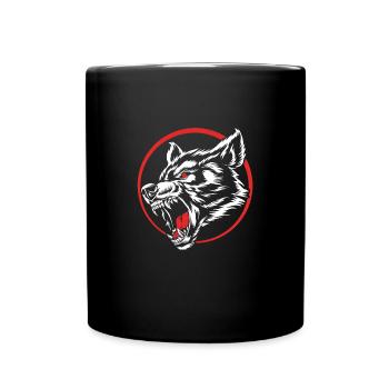 Loup-garou - Mug uni - noir - Devant