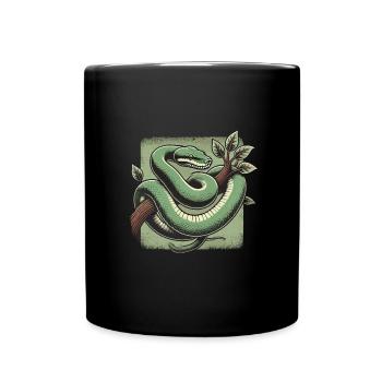 Snake - Full Colour Mug - black - Front