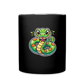 Snake - Full Colour Mug - black - Front