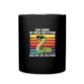 Snake - Full Colour Mug - black - Front
