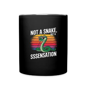 Snake - Full Colour Mug - black - Front