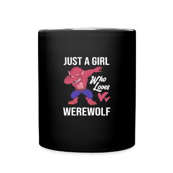 Loup-garou - Mug uni - noir - Devant