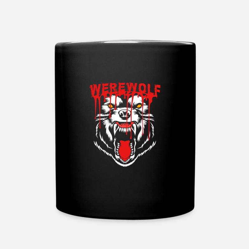 Werwolf - Tasse einfarbig - Schwarz