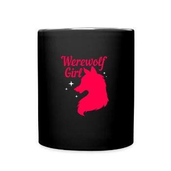Loup-garou - Mug uni - noir - Devant