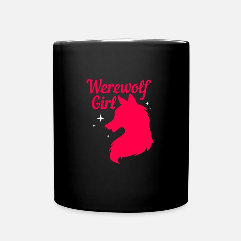Werwolf - Tasse einfarbig - Schwarz