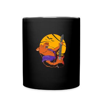 Loup-garou - Mug uni - noir - Devant