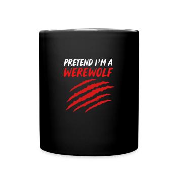 Loup-garou - Mug uni - noir - Devant