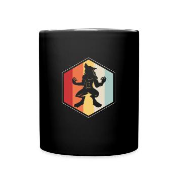 Loup-garou - Mug uni - noir - Devant