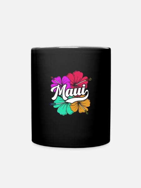 Maui Hawaii Hawaiian - Tasse einfarbig - Schwarz