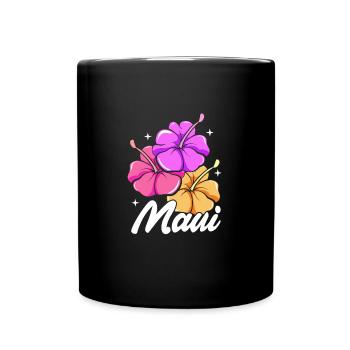 Maui Hawaii Hawaiian - Tasse einfarbig - Schwarz - Vorne