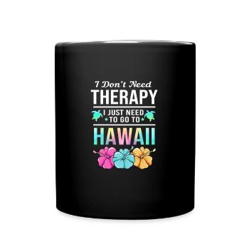Maui Hawaii Hawaiian - Tasse einfarbig - Schwarz - Vorne