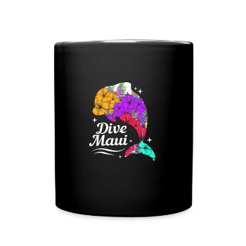 Maui Hawaii Hawaiian - Tasse einfarbig - Schwarz - Vorne