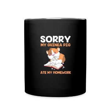 Guinea pig - Full Colour Mug - black - Front