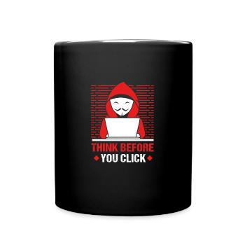 Cyber programmeur cybersécurité Hacker - Mug uni - noir - Devant