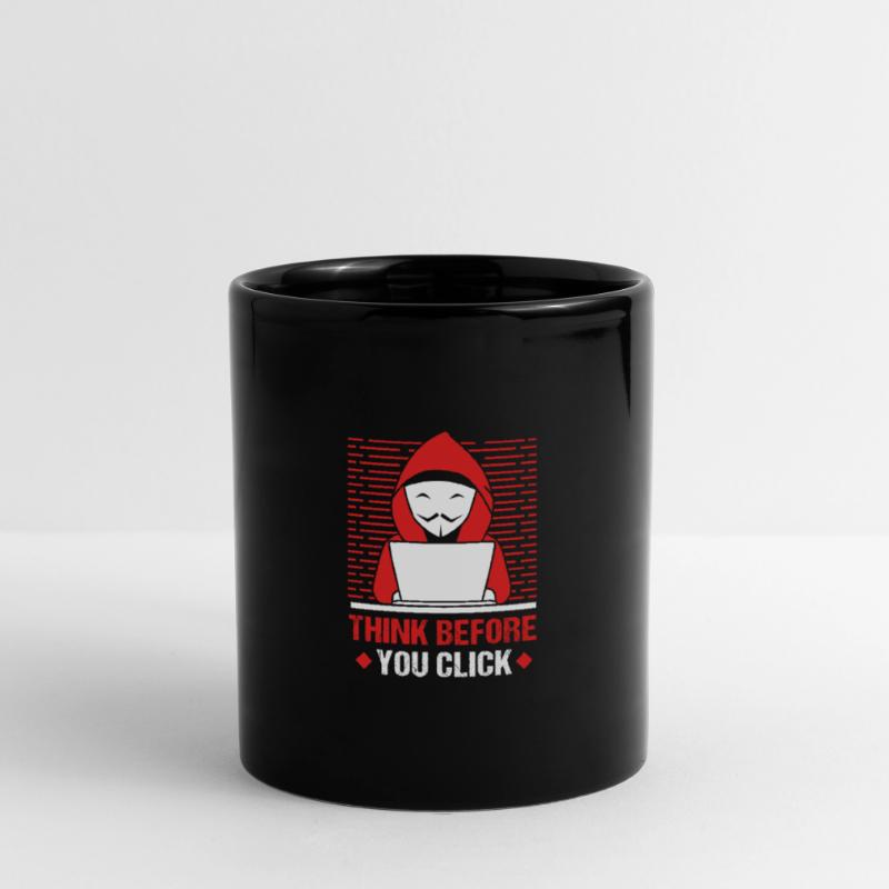 Cybersecurity Cyber Programmierer Hacker Tasse einfarbig