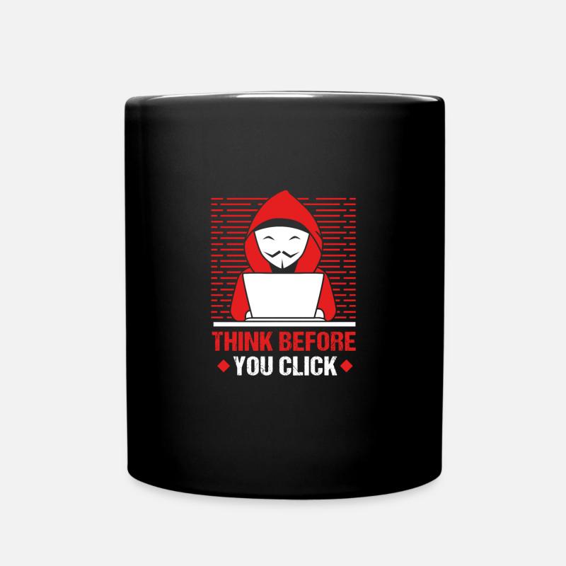 Cyber programmeur cybersécurité Hacker - Mug uni - noir