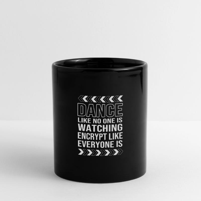 Cybersecurity Cyber Programmierer Hacker Tasse einfarbig