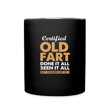 Retraité Retraité Retraité - Mug uni - noir - Devant