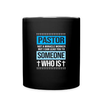 Pastor - Full Colour Mug - black - Front