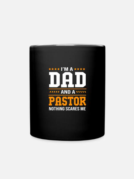 Pfarrer - Tasse einfarbig - Schwarz