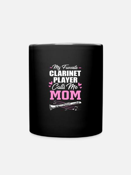 Klarinette - Tasse einfarbig - Schwarz
