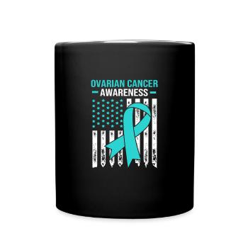 Eierstockkrebs Krebs-Überlebender Krebs - Tasse einfarbig - Schwarz - Vorne