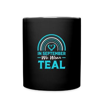 Eierstockkrebs Krebs-Überlebender Krebs - Tasse einfarbig - Schwarz - Vorne