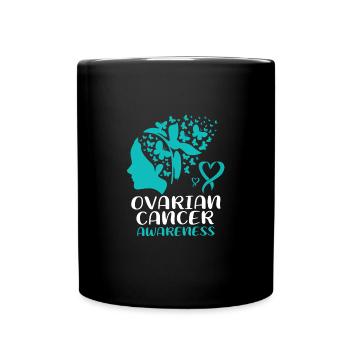 Eierstockkrebs Krebs-Überlebender Krebs - Tasse einfarbig - Schwarz - Vorne