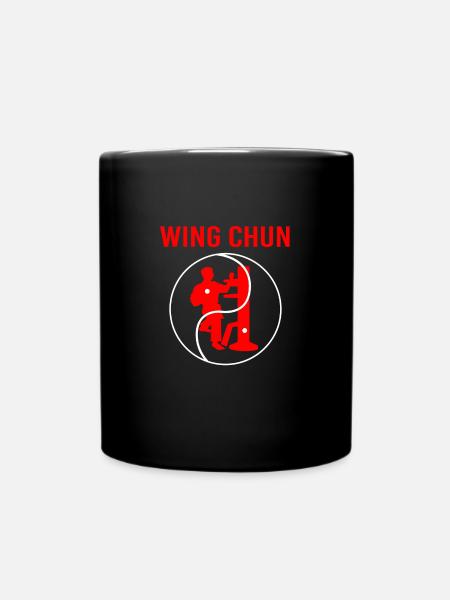 Wing Chun - Tasse einfarbig - Schwarz