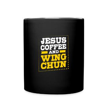 Wing Chun - Full Colour Mug - black - Front