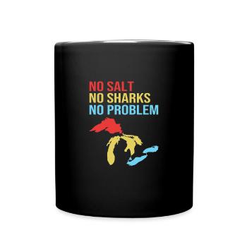 Grands Lacs - Mug uni - noir - Devant