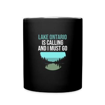 Grands Lacs - Mug uni - noir - Devant