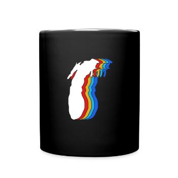 Great Lakes - Tasse einfarbig - Schwarz - Vorne