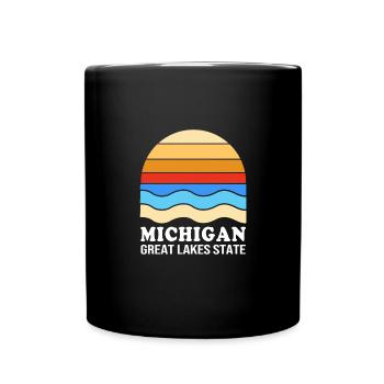 Great Lakes - Tasse einfarbig - Schwarz - Vorne