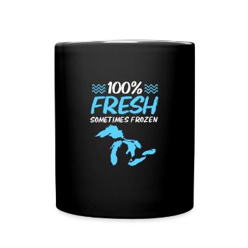 Grands Lacs - Mug uni - noir - Devant