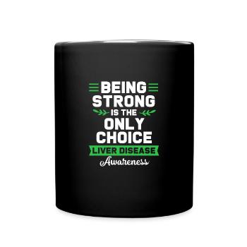 Liver disease - Full Colour Mug - black - Front