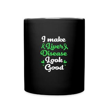 Maladie du foie - Mug uni - noir - Devant