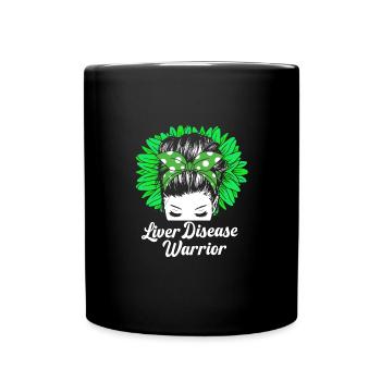 Liver disease - Full Colour Mug - black - Front