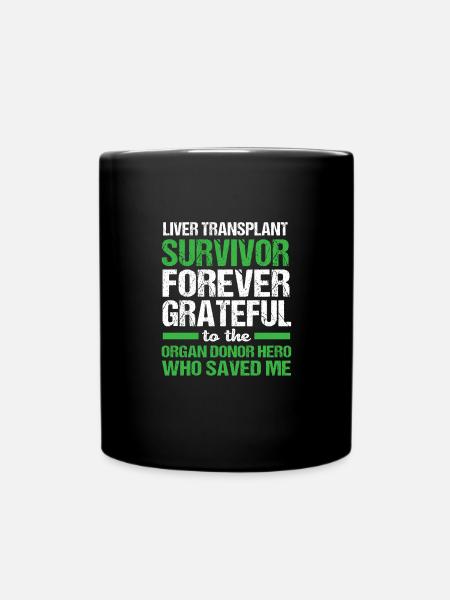 Lebererkrankung - Tasse einfarbig - Schwarz