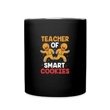 bonhomme en pain d’épice Coeur en pain d’épice Snacking en pain d’épice - Mug uni - noir - Devant