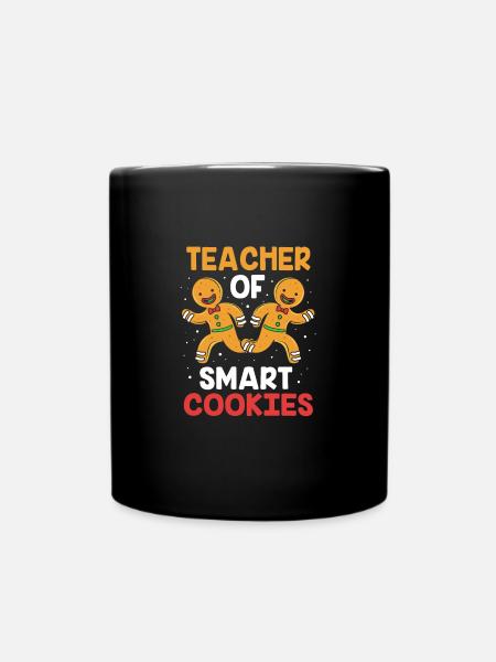 Gingerbread Man Gingerbread Heart Gingerbread Snacking - Full Colour Mug - black