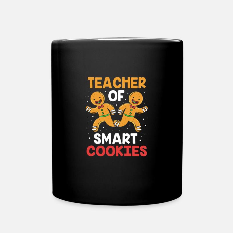 Gingerbread Man Gingerbread Heart Gingerbread Snacking - Full Colour Mug - black
