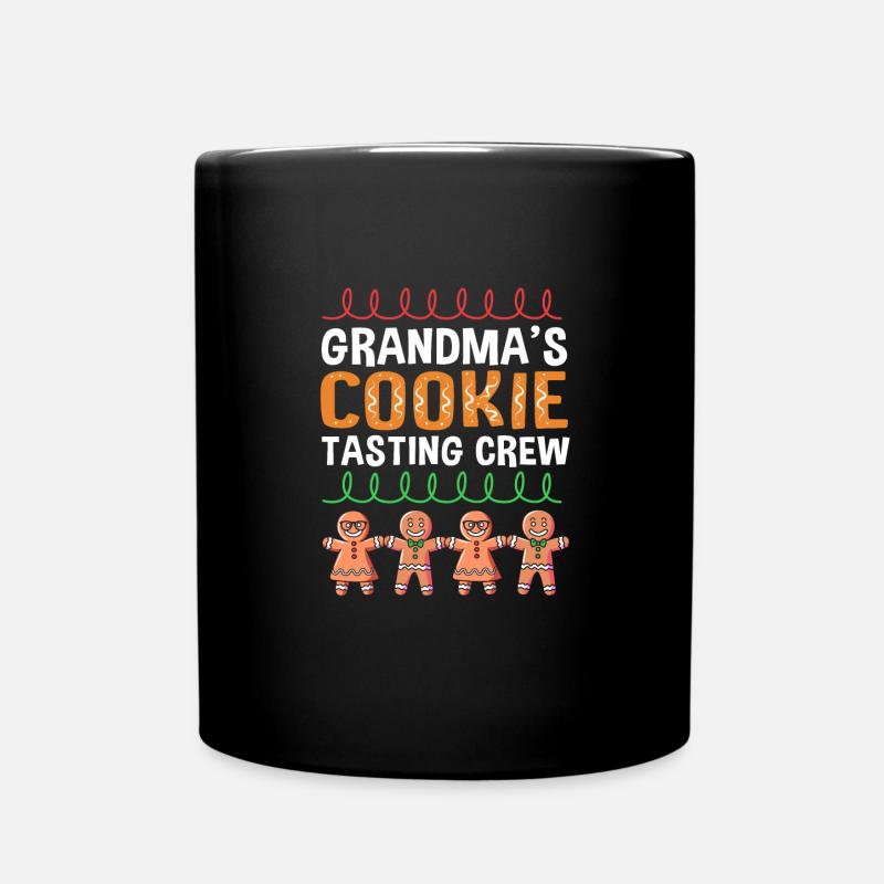 Lebkuchenmann Lebkuchenherz Lebkuchen Naschen - Tasse einfarbig - Schwarz